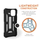 Чехол милитари противоударный UAG Pathfinder (Original) 112347114141 для Iphone 12 Mini (5.4") White - изображение 13