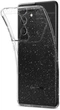 Чохол прозорий протиударний із блискітками Spigen Liquid Crystal Glitter ACS02348 для Samsung Galaxy S21 Ultra (6.9") - зображення 1