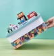 Ящик-органайзер для зберігання деталей конструктора LEGO зелений - зображення 4
