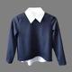 Блуза с регланом для девочки Hawk Kids PR3 140 Белый Синий - изображение 1