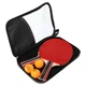 Набор для настольного тенниса с чехлом Weinixun Table Tennis Racket 2118 2 ракетки + 3 мяча - изображение 3