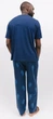 Піжама чоловіча Cyberjammies Felix 6896-6893 футболка та штани S Синій з принтом пантери (5051877471702) - изображение 2