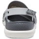 Женские кроксы Серые Crocs Literide 360 Clog Light Grey/Slate Grey 206708 39 (M7-W9) - изображение 4