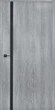 Двері міжкімнатні HYGGE ARVIKA Eris Black Line (чорний торець полотна) Grey Oak, 695x2030 - зображення 1