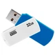 Флеш накопитель 32GB GOODRAM UCO2 (Colour Mix) Blue/White (UCO2-0320MXR11) - изображение 3
