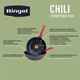Сковорода WOK з датчиком олії Ringel Chili 28 см (RG-1101-28/1) - зображення 6