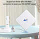Зовнішня панельна всеспрямована 3G/4G LTE антена 2х9 dBi 700-2700 MHz MIMO - зображення 4