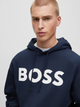 Bluza męska z kapturem Hugo Boss 50487134-404 M Granatowy (4063536959019) - obraz 4