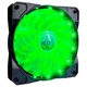 Вентилятор 1stPlayer A1-15LED Green bulk; 120х120х25мм, 4-pin - изображение 2