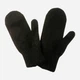 Варежки женские вязаные Malisa Грейс 12-MITTEN-LT-218 One Size Черные - изображение 1
