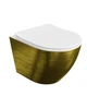 Унітаз підвісний без обідка дюропласт brushed gold Lavita Sofi 5900378331858 (00140162) - зображення 1