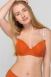 Бюстгальтер push-up Brabrabra 65D Темний апельсин (85231) - изображение 1