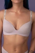 Бюстгальтер з ущільненою чашкою Brabrabra 65C ліловий (85255) - зображення 1