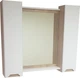 Зеркальный шкаф ВАНЛАНД Wood WMC-90 W белый - изображение 1