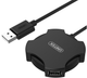 USB-hub Unitek USB 2.0 4-in-1 360° (4894160017727) - obraz 1