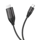 Кабель HOCO UA16 Type-C to HDTV HD on-screen cable Metal Gray (6931474755025) - изображение 2