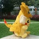 Мягкая игрушка плюшевая Tomy Pokemon Пикачу 21 см с улыбкой в костюме дракона Чаризард Покемон - изображение 4