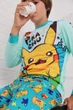 Детская пижама для мальчиков покемон Пикачу pokemon Pikachu | светится в темноте | 5 года рост 104-110см | цвет ментол - изображение 4