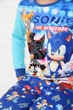 Дитяча піжама для хлопчиків Сонік Sonic | світиться у темряві | 3 роки зріст 96-104см | колір синий - зображення 7