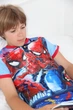 Дитяча піжама для хлопців Марвел Людина Павук SPIDERMAN MARVEL | світиться у темряві | короткий рукав | 5 роки зріст 104-110см | колір синій - зображення 13