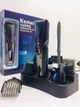 Профессиональная машинка для стрижки волос KEMEI KM-640 8 в 1 с насадками - изображение 2