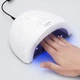 Лампа для манікюру зі знімним дном, 48 Вт LED+UV SUN ONE, Біла - зображення 2