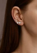 Срібні сережки у формі квітів (АРТ. №6026) Dadiverin Jewelry - зображення 3