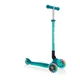 Детский самокат Globber Primo Foldable Plus Lights Emerald Green от 3 до 9 лет (439-107) - изображение 1