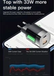 Зарядное устройство Essager GaN 33W Быстрая зарядка Адаптер для зарядки Блок питания для телефона, планшета и ноутбука - изображение 2