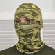 Плотная потоотводящая Балаклава Coolmax / Легкий подшлемник пиксель размер универсальный - изображение 1
