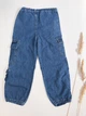 Джинсы ZARA 122 cм синий артикул Л526 - изображение 5