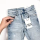 Джинси ZARA 116 см блакитний артикул Л545 - зображення 2
