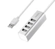 USB-хаб HOCO HB1 4USB Line machine Silver (6957531038146) - изображение 1