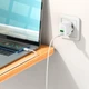 Мережевий зарядний пристрій HOCO C111A Lucky dual-port PD30W+QC3.0 charger White (6931474790866) - изображение 5