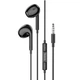 Навушники HOCO M1 Max crystal earphones with mic Black - зображення 1