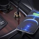Автомобільний зарядний пристрій HOCO Z46A Blue whale PD20W+QC3.0 car charger set(C to iP) Metal Gray (6931474770356) - изображение 5