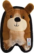 Игрушка-пищалка для собак Outward Hound Invincibles Minis Puppy Щенок мини, коричневый, 20×11×4 см - изображение 2