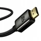 Кабель Baseus High Definition Series HDMI 8K to HDMI 8K Adapter Cable Zinc alloy (WKGQ000001) 1m Black - зображення 4