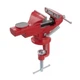 Тиски слесарные INTERTOOL HT-0054 Поворотные 60 мм Красные - изображение 2