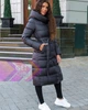 Жіноче зимове пальто Fodarlloy 3XL чорне 06112 - зображення 5