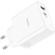 Сетевое зарядное устройство Hoco C113A Awesome PD65W (1A1C) - White - изображение 2