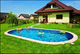 Басейн каркасний 6х3.2х1.5 м з отворами, для монтажу в ґрунт, IBIZA OVAL 3EXB0629 - изображение 8
