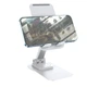 Підставка для телефона настільна HOCO Ivey folding rotatable desktop holder (4,7"-7"). White - зображення 3