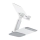 Підставка для телефона настільна HOCO Ivey folding rotatable desktop holder (4,7"-7"). White - зображення 4