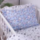 Простынь на резинке MirSon Бязь Kids Time 18-0006 Rainbow Unicorn высота 25 см 80х190 см (2200007016167) - изображение 1