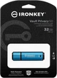 Флеш память USB Kingston IronKey Vault Privacy 50 32GB USB 3.2 Gen1 Blue (IKVP50/32GB) - изображение 3