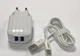 Сетевое зарядное устройство Moxom KH-48 2in1 Micro 2Usb/2.4a White - изображение 3