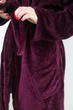 Халат Victoria's Secret Short Cozy Robe XS/S бордовий - зображення 3