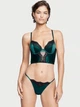 Корсет Бюст'є Victoria's Secret Bombshell Add-2-Cups Push-Up Corset Top подвійний пуш-ап 38С темно-зелений - зображення 3