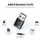 Bluetooth-адаптер UGREEN CM390 USB Bluetooth 5.0 Adapter (80889) - изображение 4